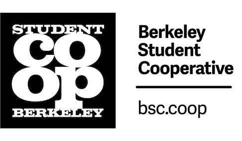 Logo: Co-op symbol with Berkeley Student Cooperative, bsc.coop